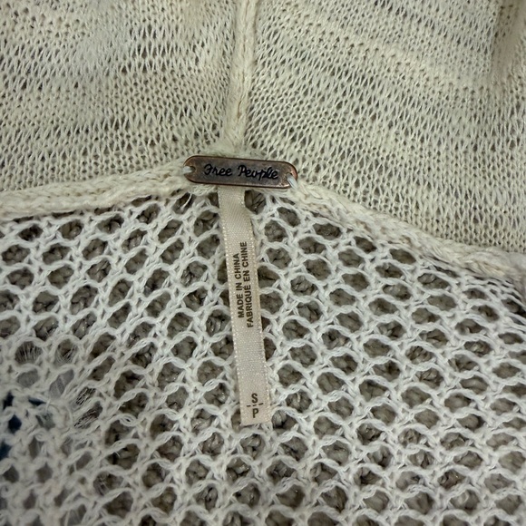 Free People Ivory Open-Knit Top - Picture 3 of 11